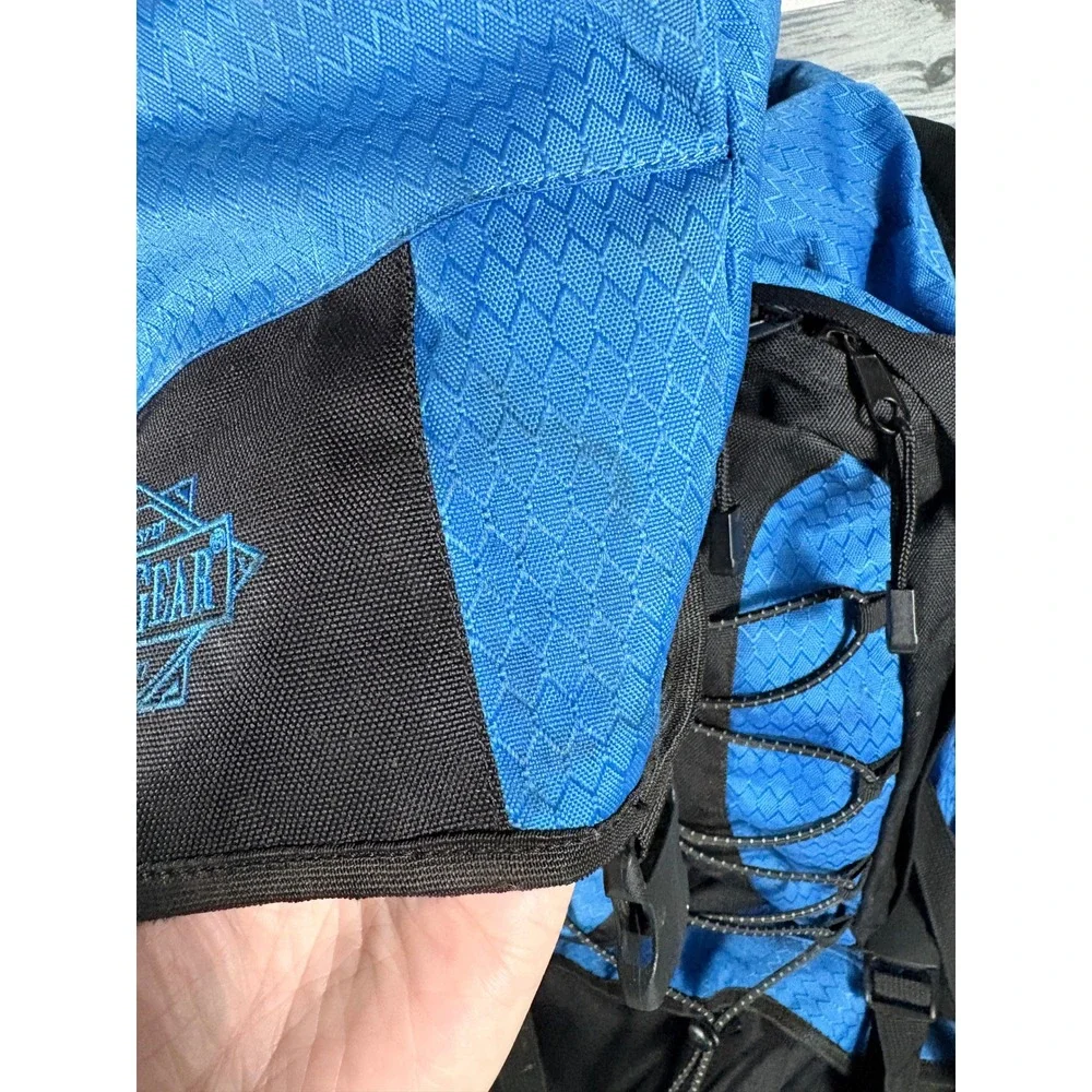 Guide Gear Nomad 100 Internal Frame Backpack Blue Black Hiking Trekking Pack vtg